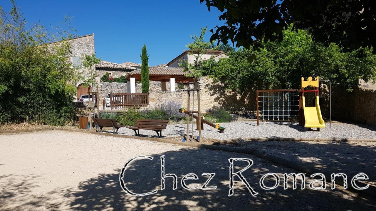 Bienvenue Chez Romane Aigueze Exterior foto